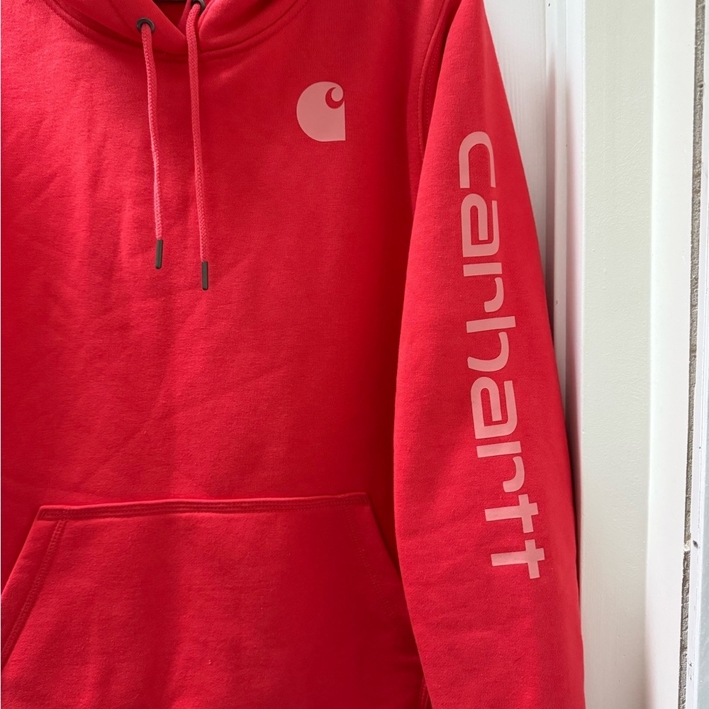 Carhartt Pink/Red Hoodie Sweatshirt